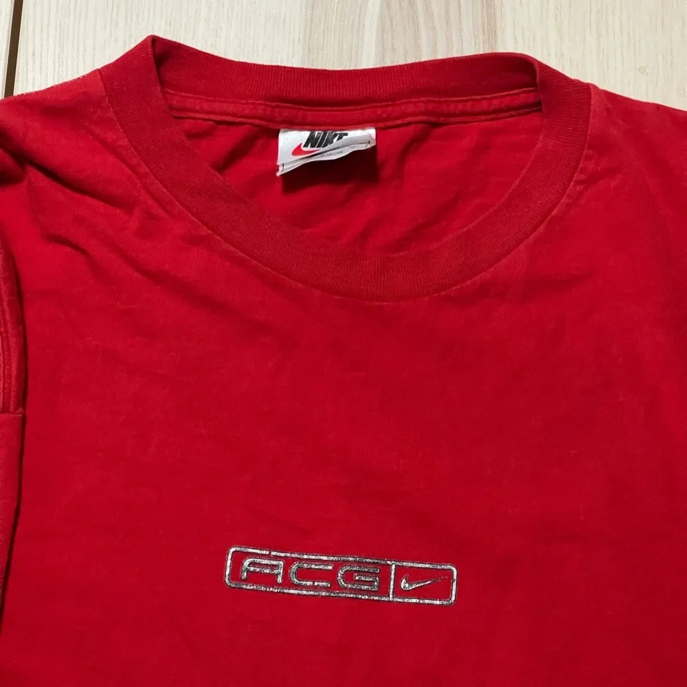 Vintage 90s Nike ACG‎ Box Logo White Tag Shirt